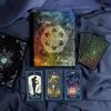 1/2 Sets Lenticular Tarot Card Deck Guidebook Holographic 79 Tarot Cards with Dynamic Vision Spiritual Pagan Past Present Future Divination Tool
