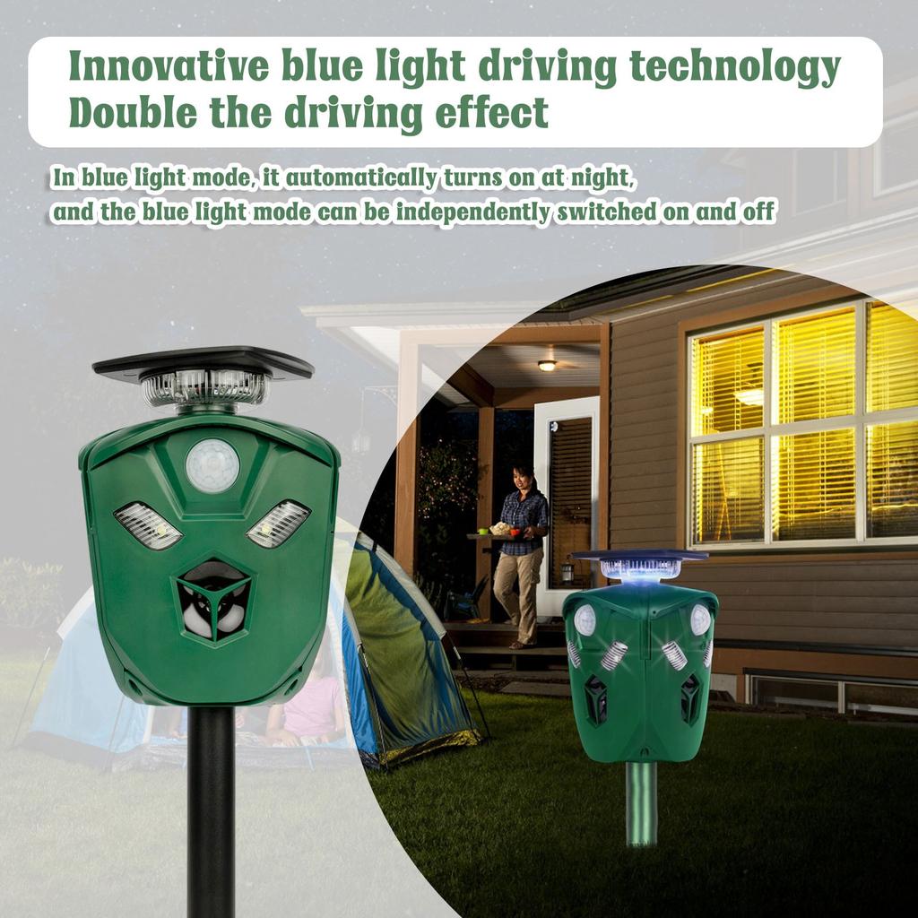 360-градусный солнечный свет птица животное трехсторонний для собак и кошек, собака