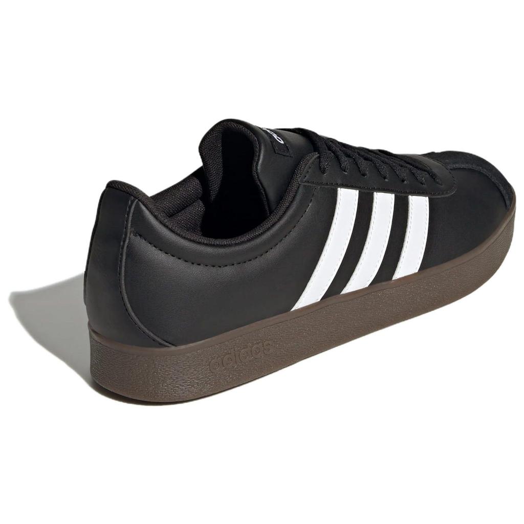 Adidas Vl Court Series Comfortable Versatile Low-Top Skate Shoes Unisex Sneakers Black ID3712