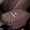 CWWR6 Leather Car Armrest Box Pad Central Arm Rest Storage Pocket Protective Cover For New Skoda Octavia Kodiaq Fabia Superb Karoq