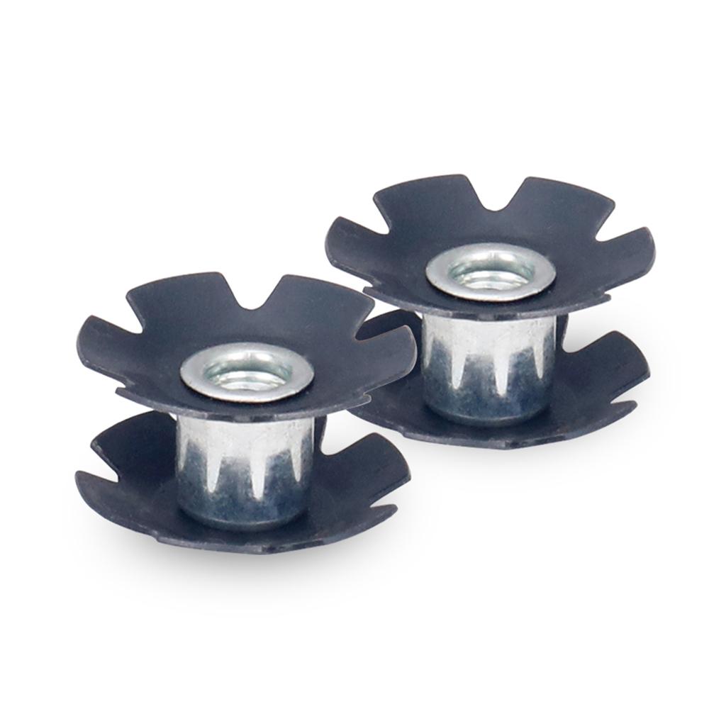Ahead Steer tubes 28.6mm Bike Headset Star Nuts Fastening Bolts Front Fork Mount Core Fangled Nut