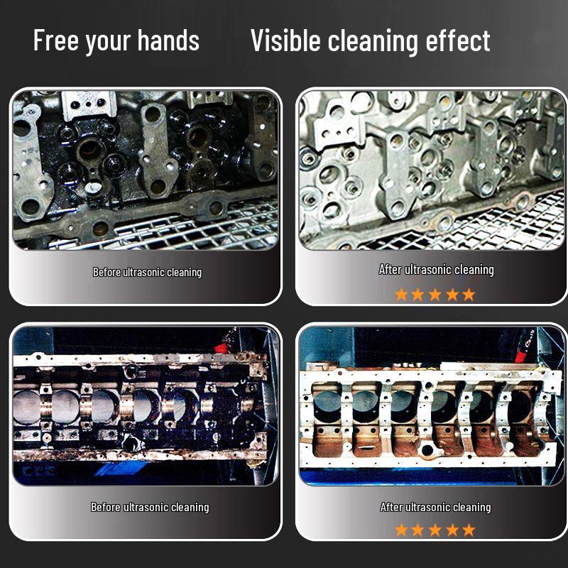 Industrial Ultrasonic Degreasing & Rust Removal Machine, Large Single Tank for Heavy Dirt Cleaning.