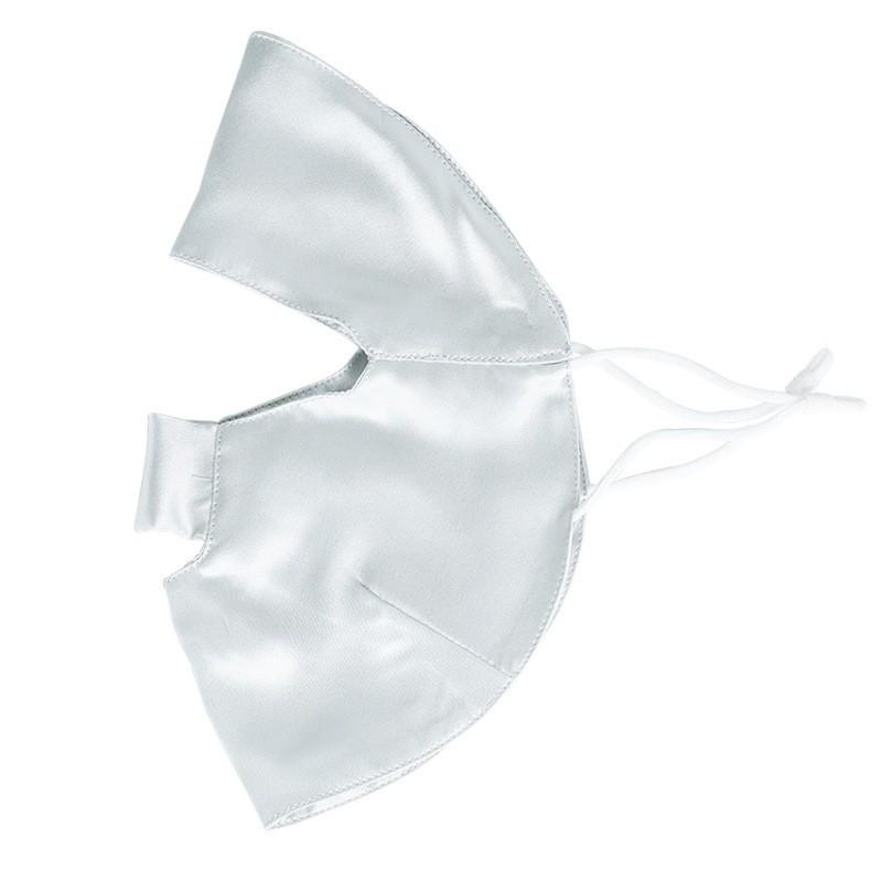 100% Pure Silk Face Cover Sun Protection Breathable Sleep Mask Anti-Oil Fume Full Neck Coverage
