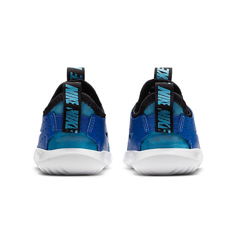 Nike Кроссовки Flex Runner Дышащие Нескользящие Амортизирующие Устойчивые к истиранию Низкие Детские Обувь Синий Белый CV9329-400