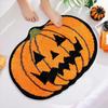 Halloween Alien Faux Cashmere Absorbent Bathroom Floor Mat