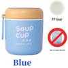 Creative Stainless Steel Insulated Soup and Cereal Cup - Portable Mini Meal Replacement Pot for Office Workers