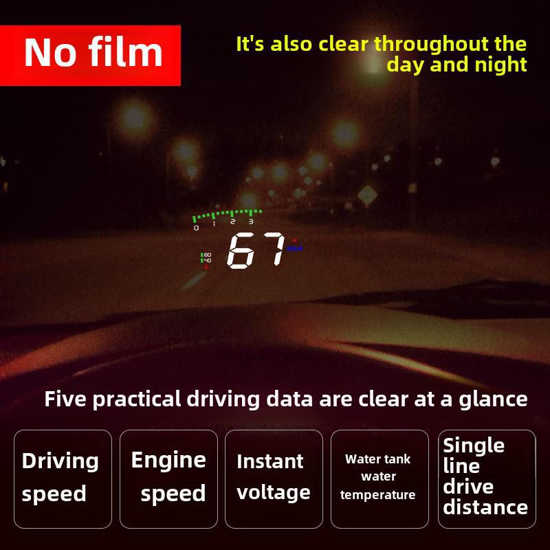 Проекционный дисплей автомобиля A900: Скорость, температура воды, монитор напряжения