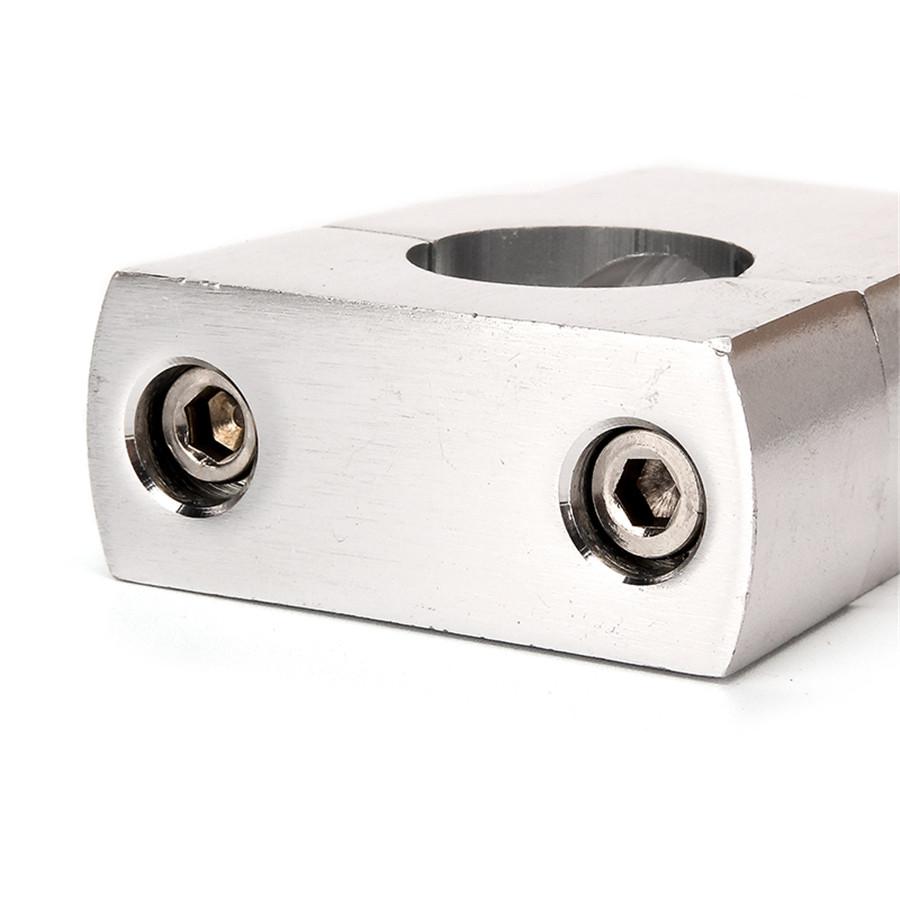 Универсальный 7/8" 22 мм Серебристый Мотоциклетный Крепеж на Руль Подъемник Алюминиевый Сплав ЧПУ Подъемники Руля Зажимы Для Yamaha Honda Kawasaki BMW