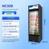 XILEN Commercial Hot & Cold Beverage Display Cabinet