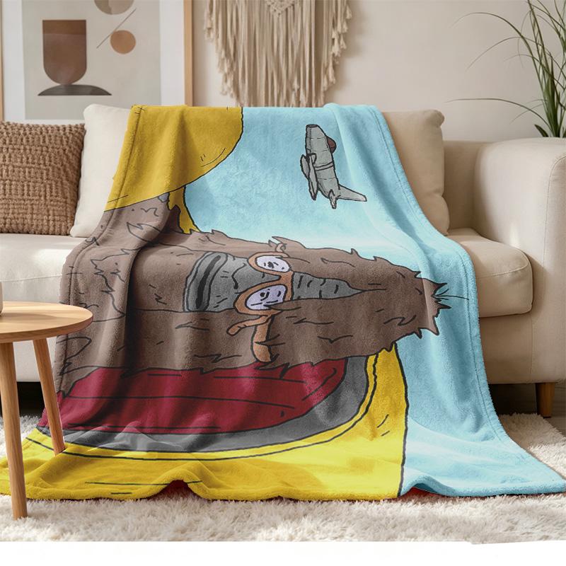 Sassy the Sasquatch Soft and comfortable flannel Suitable for sofas living rooms outdoor camping travel and also makes a great anniversary gif