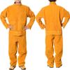 Anti-Scald Cowhide Welding Jacket: Leather & Cotton Protective Workwear
