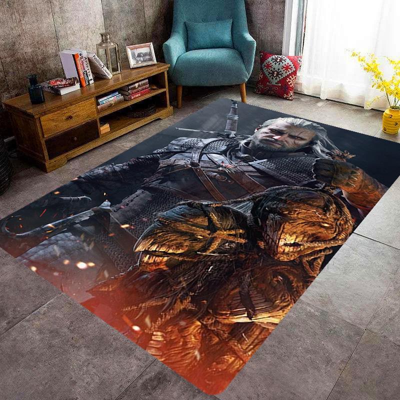The Witcher's Fury carpet Living room and bedroom mats printing Dormitory decoration Room Fashion