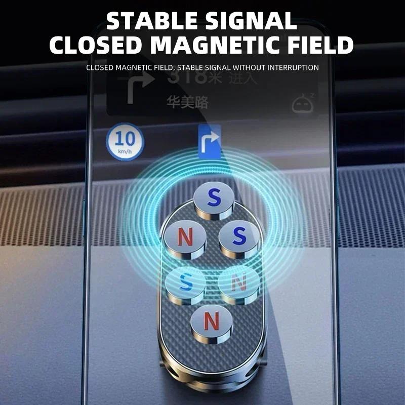 CCL1 For BMW M Magnet Smartphone Support GPS Foldable Phone Bracket For BMW X1 X3 X5 X6 X7 1 3 5 6 7 Series G20 G30 G11 F15 F16 G01 G