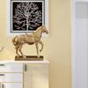 Modern Horse Ornaments Resin Miniatures Figurine Desktop Ornament Horse Statue  New Year