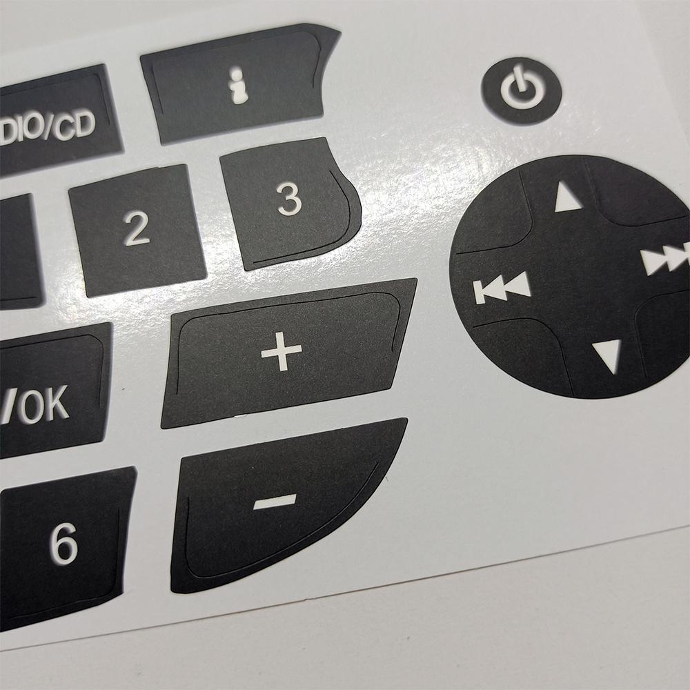 Для Renault Megane Clio 2009 2010 2011 автомобильное мультимедийное меню CD радио аудио кнопка переключения ремонт наклейка наклейка анти