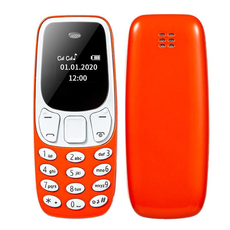 Mini Mobile Phone Dual Card with MP3 Player FM Unlock Mobile Phone Voice Changing Dial Mobile Phone