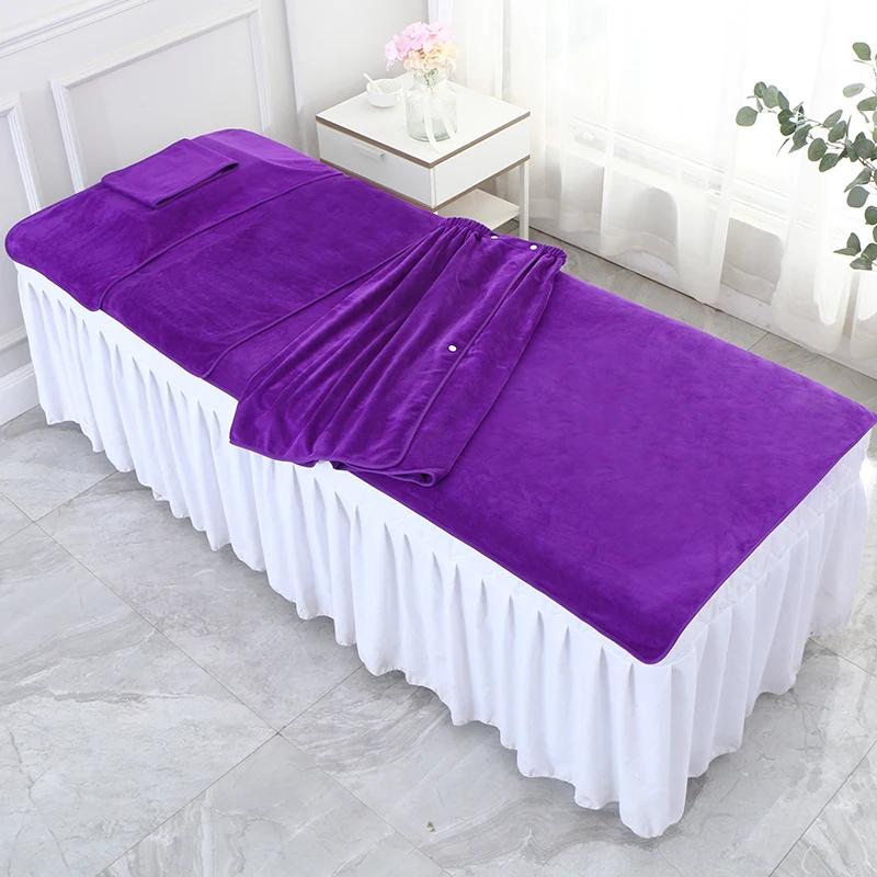 5Pcs/Set Aesthetic Clinic Sauna Nano-velvet SPA Towel Beauty Salon Bath Hair Towels Strong Absorbent Turban Bed Towel
