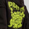 Puma Ретро письмо Простые модные удобные толстовки с капюшоном для мужчин черные 630927-01