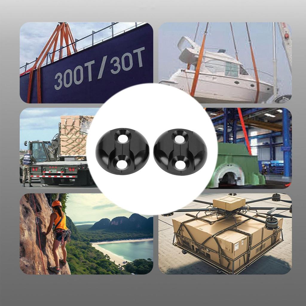 Пара пластин точек крепления для авиационной направляющей, пластины крепления для авиационной сдвижной направляющей, алюминиевый сплав