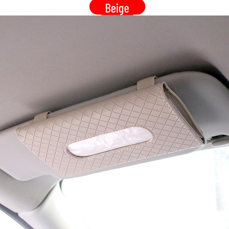 Автомобильный держатель для салфеток, подвесной держатель для солнцезащитного козырька, органайзер для украшения интерьера.