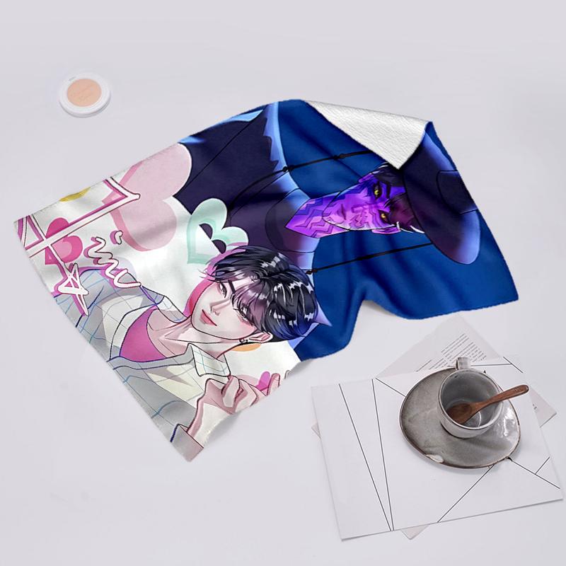 Beach Towel with K-Pop Demon Hunters Pattern - soft,absorbent,machine washable Lightweight&Modern,swimming,Travel Essentials