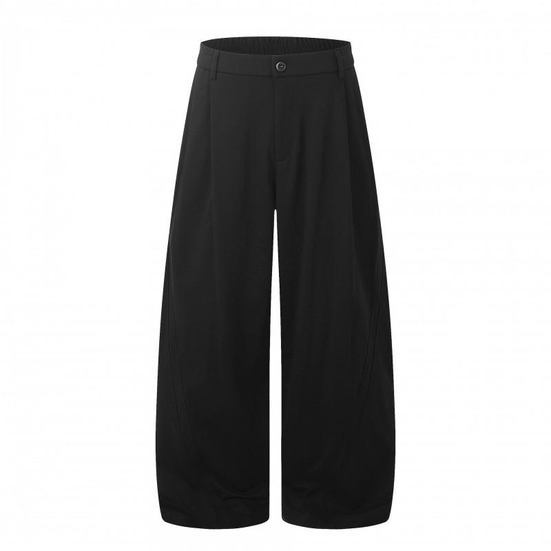 Unisex Cotton Wide Leg Jogger Pants Relaxed Fit Casual Trousers Daily Wear 2026