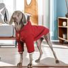 Новогодняя красная праздничная одежда для собак Зимняя одежда для больших собак золотистая шерсть лабрадор самоед утолщенная теплая одежда