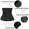 Men Women Waist Trainer Corset Zipper Hook Shapewear Tummy Double Control Body Shaper Waist Belt Faja