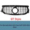 GTR Style Panamericana Grille for Mercedes GLA Class H247 2020-2025 Front Bumper Grill ABS Gloss Black AMG Line Car Accessories