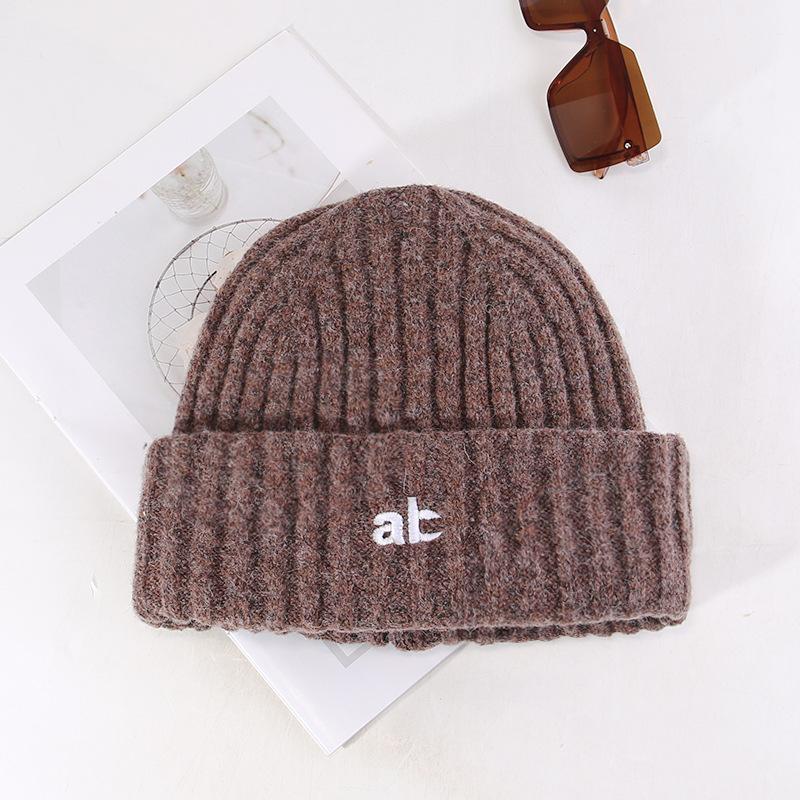 Autumn and winter warm versatile knitted hat fashionable cold protection ear protection wool hat