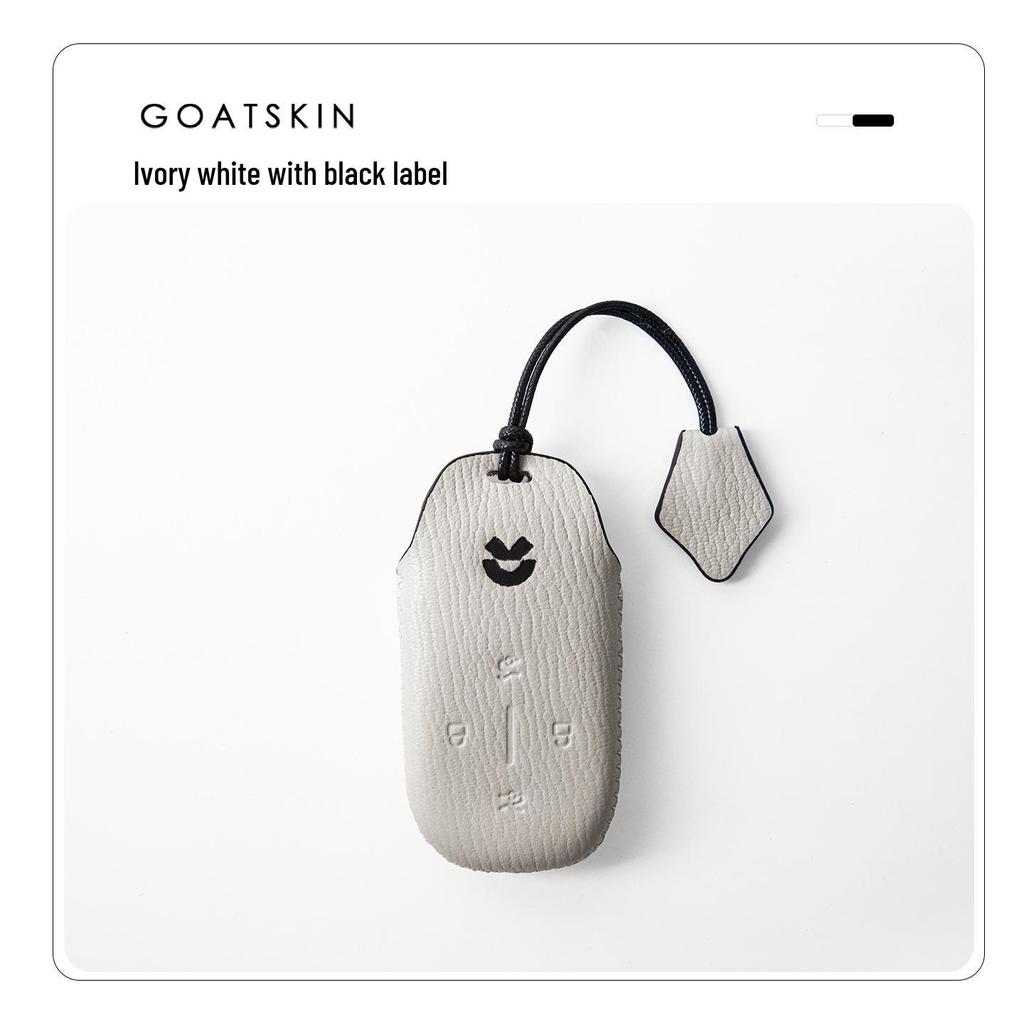 Nio ES8/ET9/ES9 Car Key Case - Premium Leather Protective Shell with Buckle for Men & Women