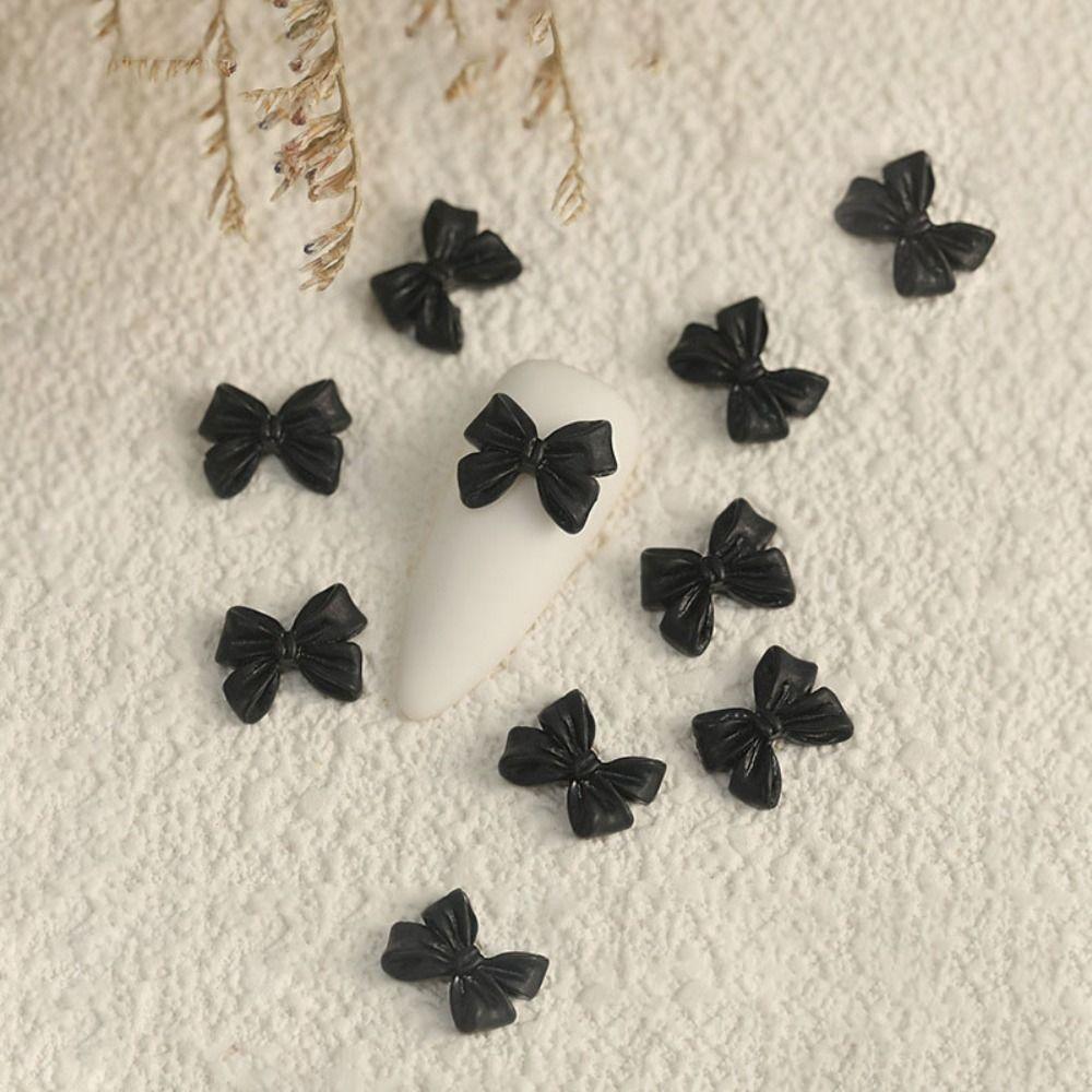 10PCS Bow Accessories Supplies 3D Rhinestone New Manicure Design  Hairclip