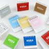 2026 New Year Cute Candy-colored Mini Desk Calendar Children's Portable Pocket Planner Office Desk Supplies