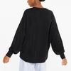 Puma Classics Logo Embroidered Pullover Sweatshirt Women Tops Black 535327-01