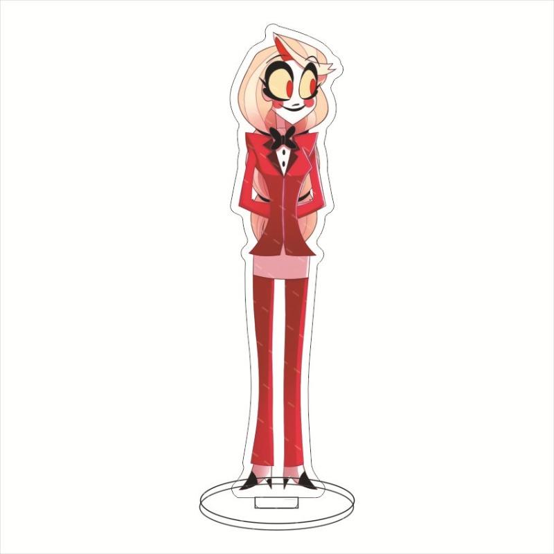 Hazbin el Милый Акриловый Стенд Фигурка Аластор Хаск Ангельская Пыль Декоративные Украшения Стенд Модель Коллекция Фанатов Подарки Игрушки