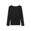 Anlifang Women's Comfortable Round Neck Base Layer Top EDW0357
