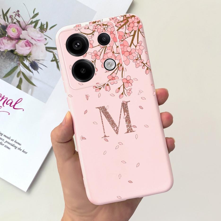 Чехол для Xiaomi Redmi Note 13 4G Милая корона Буквы Чехол Мягкий ТПУ Чехол для телефона Для Xiaomi Redmi Note 13 Pro Plus Note13 5G Бампер