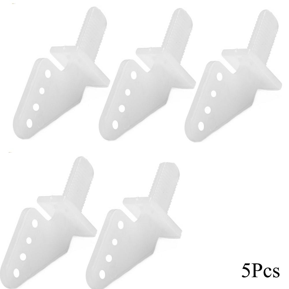 5/10Pcs Hot Nylon Four-hole Quick Adjustment Rocker RC Model Airplane KT Rudder Angle Control Horns