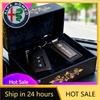 Car Stickers For Alfa Romeo Metal/Leather Car Logo Key Chain Boutique Keychain Keyring Pendant For Alfa Romeo 4C 159 166 Spider