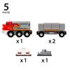 BRIO World Railway Series Поезд Санта-Фе 36089 Возраст от 3 лет Игрушечный деревянный рельсовый динозавр (Поезд Поезд)