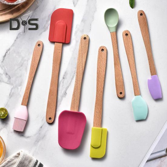 1 комплект красочных хлебобулочных инструментов, недеформируемый, полезный антипригарный скребок для десертов