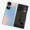 Задняя дверца аккумуляторного отсека для Honor 70, задняя крышка, корпус объектива камеры, клейкие детали для ремонта смартфона, новинка