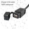 Водонепроницаемый USB-зарядник для мотоцикла 2.1А, кабель-адаптер SAE на USB для зарядки телефона, планшета, навигатора