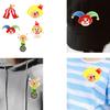 5 Pcs Circus Series Iron On Patches Clothing Patches Lovely Clown Repair Patches Embroidery Patches for Bag Decoration