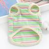 Stretch Striped Pet Cat Small Puppy Teddy Pomeranian Dog Clothes Spring Autumn Summer Thin Pocket Vest