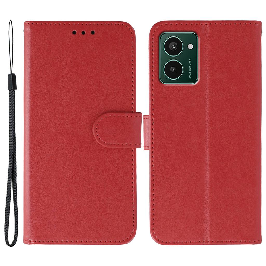 For HMD Pulse Pro Cases PU Leather Flip Wallet Phone Cover with Strap