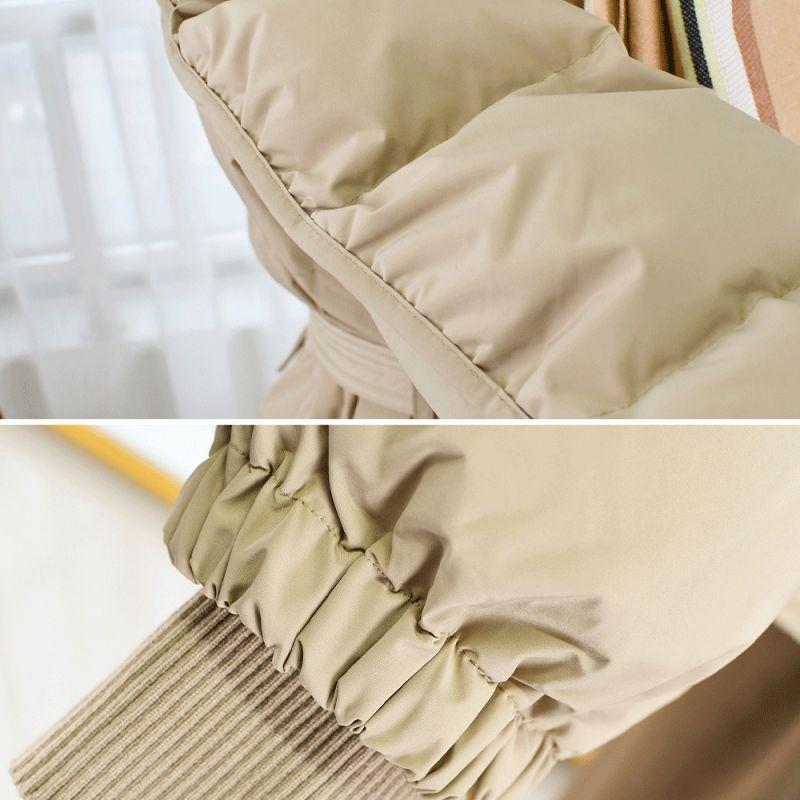 Women's Short Down Jacket Winter White Duck Down Jacket