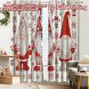 2 шт., Шторы с плоской 2D-печатью (Без Рода) Праздничные гномы(1) Современные Модные Занавески Машинная Стирка Тканевые Занавески