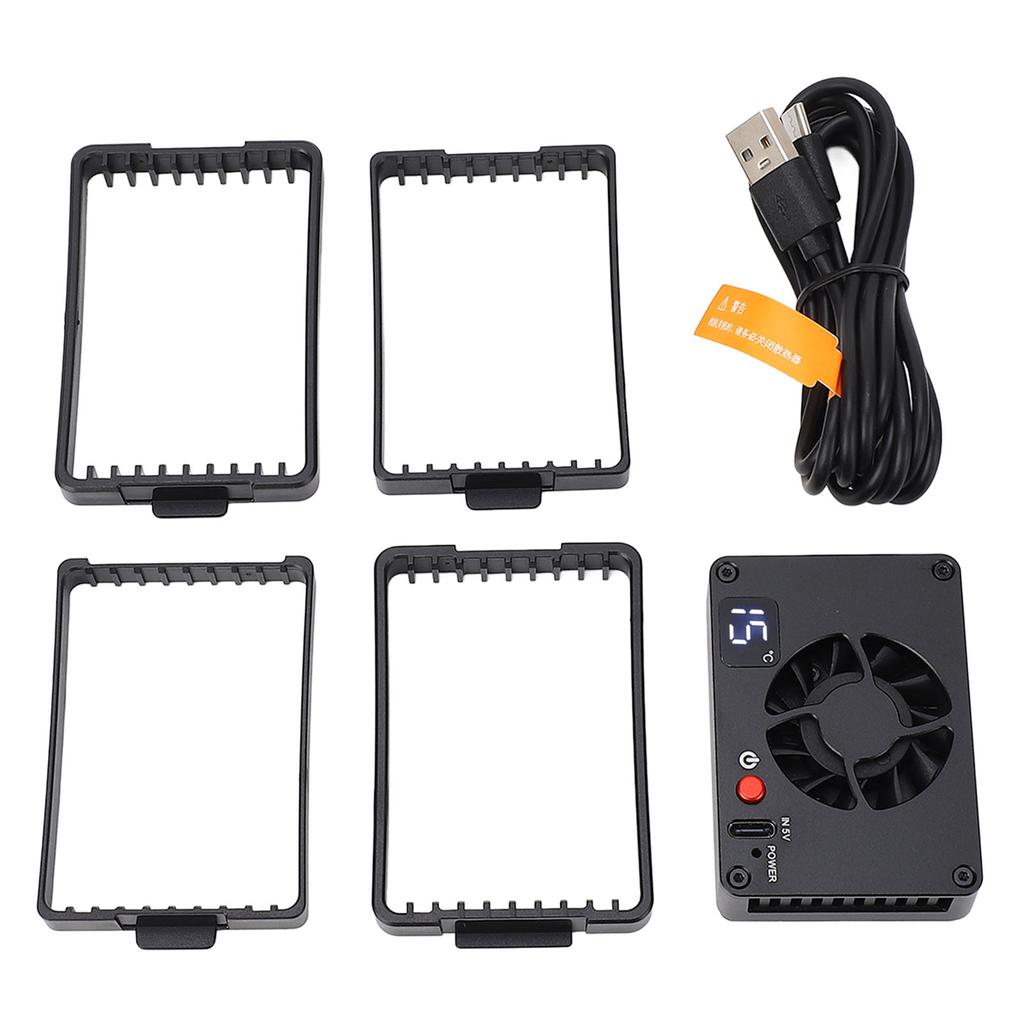 Вентилятор охлаждения камеры Бесшумный Высокоэффективный Теплопроводность Цифровой Контроль Температуры 12‑30 ℃ C