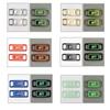 NO.8 2Pcs AF1 Luminous Shoelaces Buckle At Night Fluorescent Glowing Sneaker Accessories Metal Lock DIY Shoelace Decoration